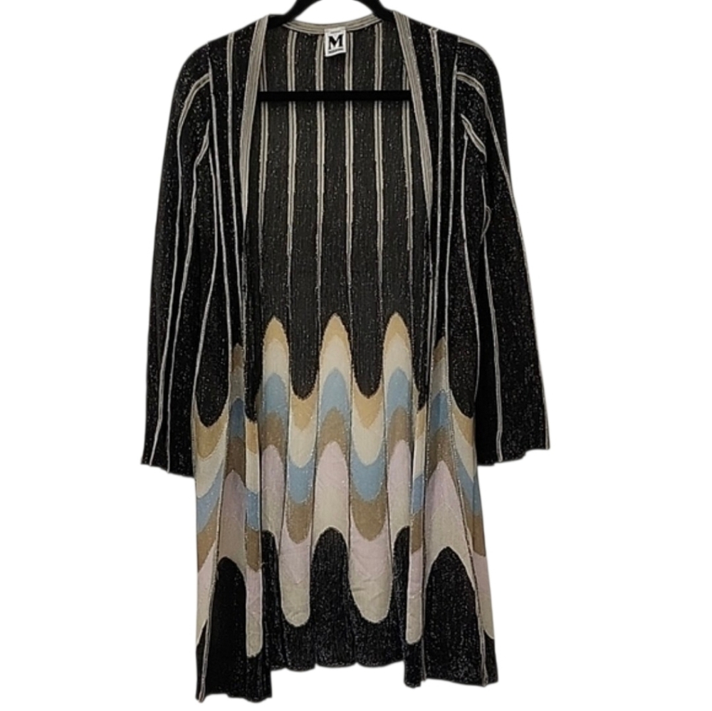 M Missoni cardigan collection featuring metallic lurex pattern Size 42/ Large - Picture 2 of 16